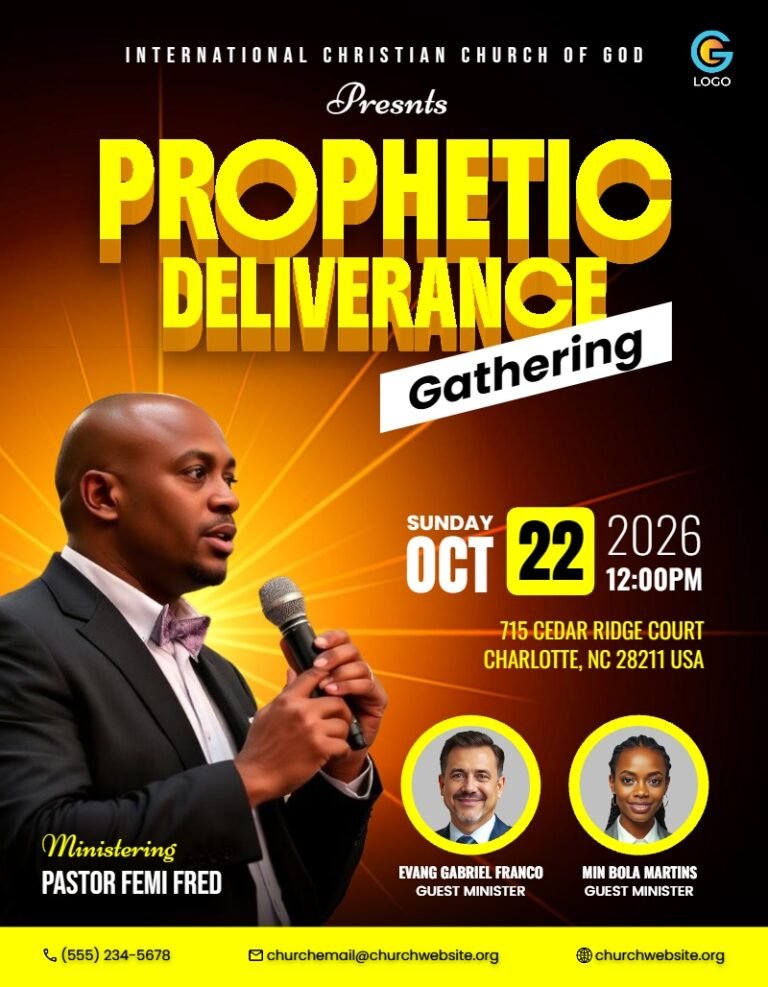 Church Flyer Template #1