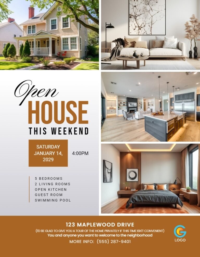 Open House Real Estate Template #6