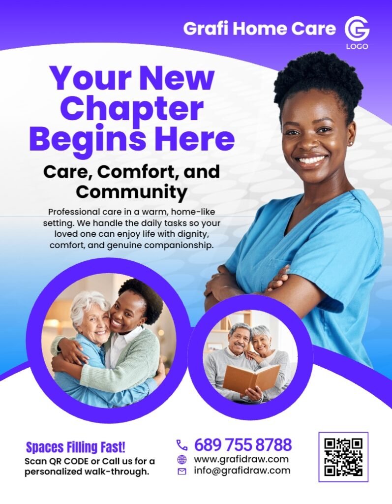 Care Home Flyer Template #5
