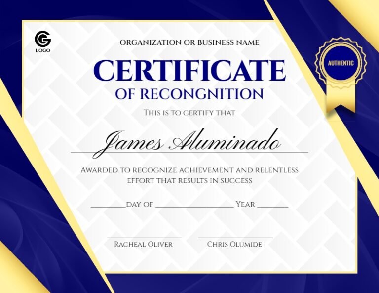 Certificate Templates Design #3