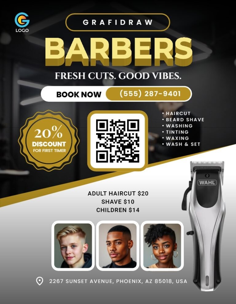 Barbing Salon Template #5