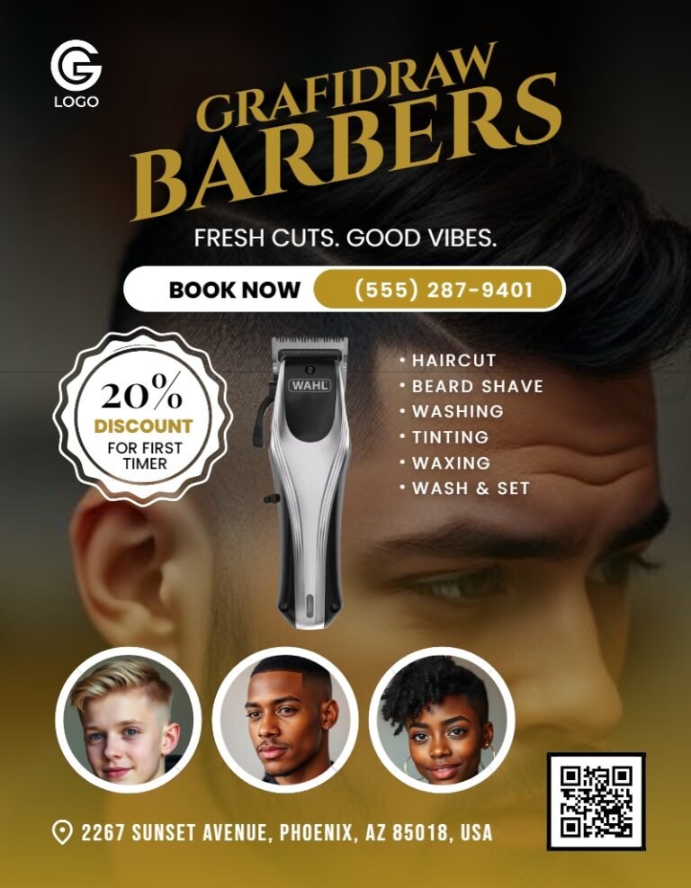 Barbing Salon Template #6