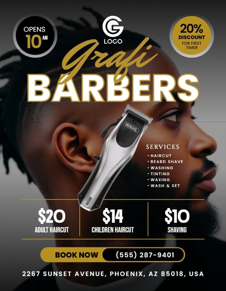 Barbing Salon Template #8