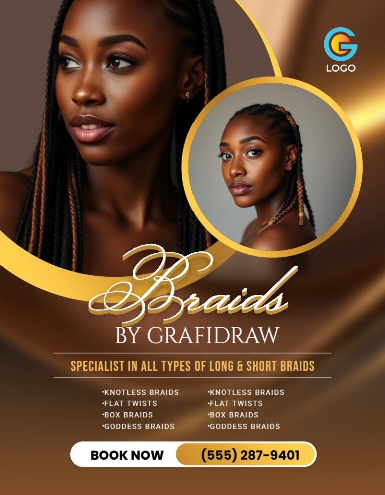 Hair Braids Stylist Template