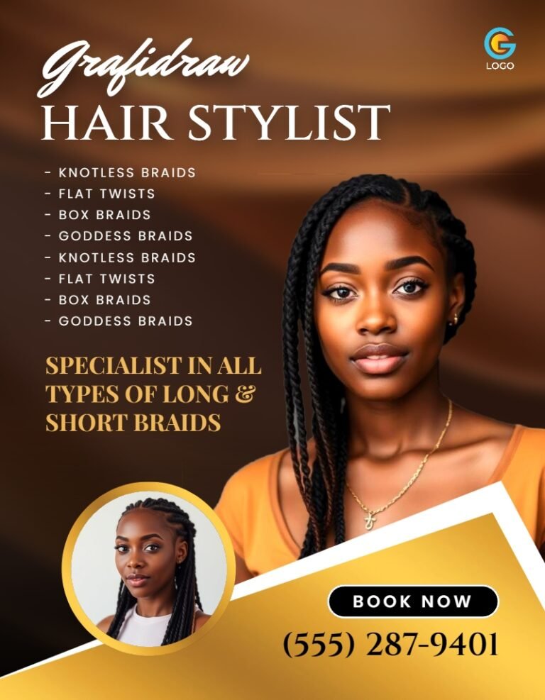 Hair Braids Stylist Template #3