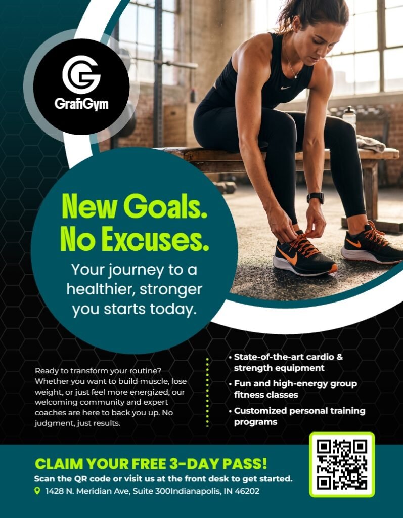 Fitness flyer template #01