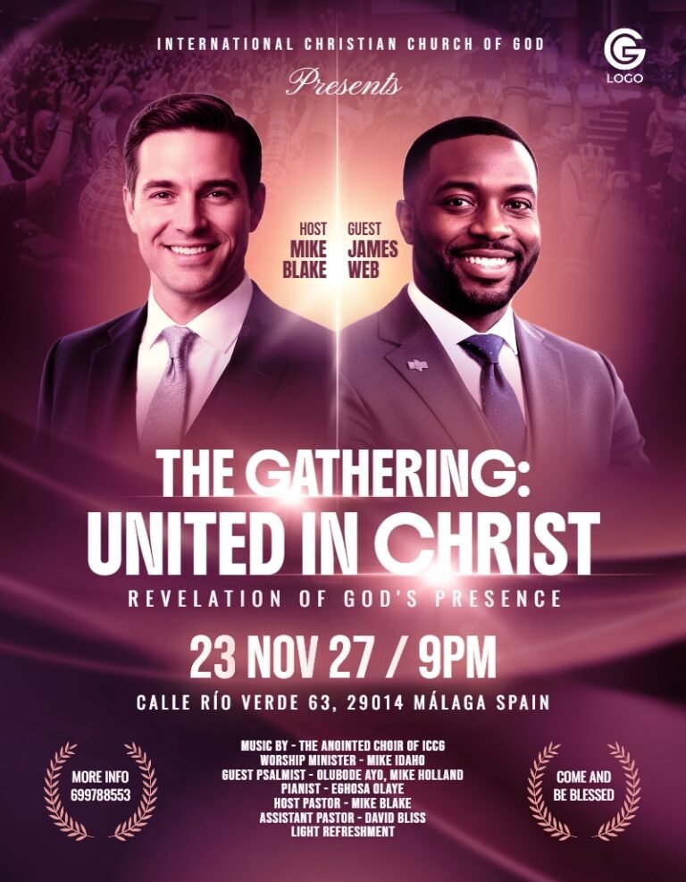 Church movie style poster template #01